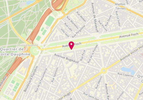 Plan de BOUHOURS Philippe, 65 Avenue Foch, 75116 Paris