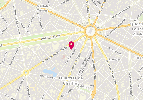 Plan de Rebecca Had BUJON, 16 Rue Lauriston, 75116 Paris