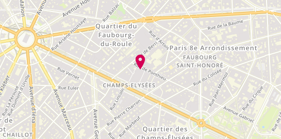Plan de GETENET Benjamin, 59 Rue de Ponthieu Bureau 562, 75008 Paris