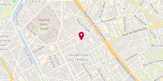 Plan de ENGELHARDT Véronique, 10 Rue du Buisson Saint-Louis, 75010 Paris