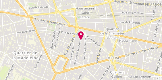 Plan de Katia Kermoal, 36 Rue Godot de Mauroy, 75009 Paris