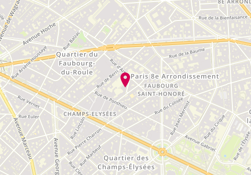 Plan de BURNAT Gilles, 5 Rue F Bastiat, 75008 Paris