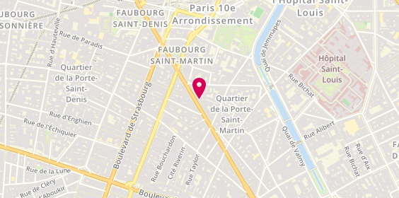 Plan de Lou-Suzanne MEUSBURGER, 44 Boulevard de Magenta, 75010 Paris