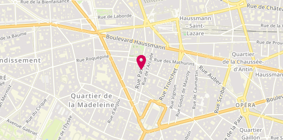 Plan de LAGIER Chantal, 22 Rue Pasquier, 75008 Paris
