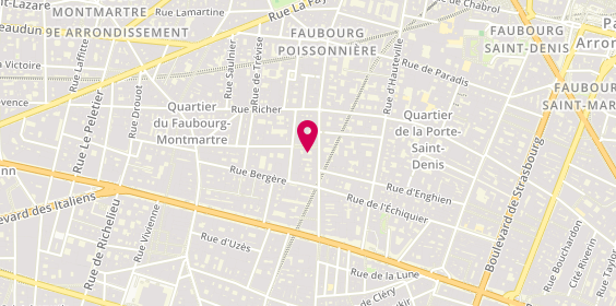Plan de Julia LEGRAND, 27 Rue du Faubourg Poissonnière, 75009 Paris