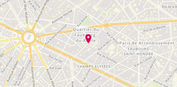 Plan de RENNESSON Patrick, 26 Rue Washington, 75008 Paris