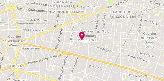 Plan de GLAUDOT Morgane, 6 Rue de la Grange Batelière, 75009 Paris