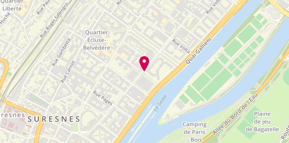 Plan de BASQUIN Claire-Marie, 16 Rue Salomon de Rothschild, 92150 Suresnes