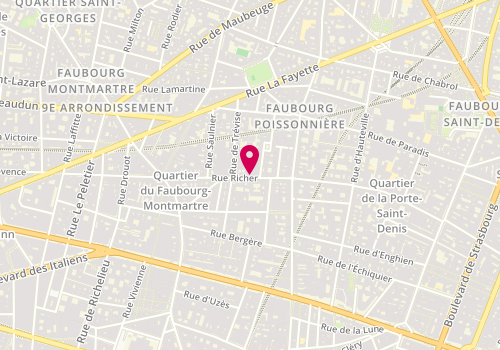 Plan de Maria SARIKLI, 20 Rue Richer, 75009 Paris