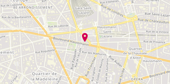 Plan de GUILLON Sylvie, 82 Boulevard Haussmann, 75008 Paris