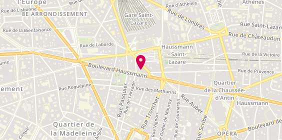 Plan de Psychologue Clinicien - Psychotherapeute, 82 Boulevard Haussmann, 75008 Paris