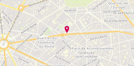 Plan de CASTRO Bernard, 186 Boulevard Haussmann, 75008 Paris