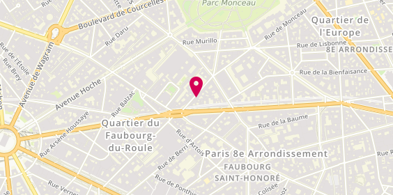 Plan de NAVARON Audrey, 8 Rue de Monceau, 75008 Paris