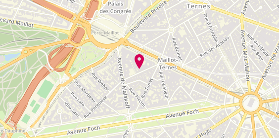 Plan de Caroline QUENEL, 10 Rue Pergolèse, 75016 Paris