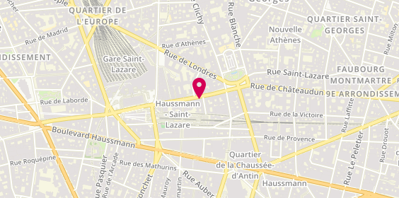 Plan de AUDIARD Stéphane, Selarl
91 Rue Saint Lazare, 75009 Paris