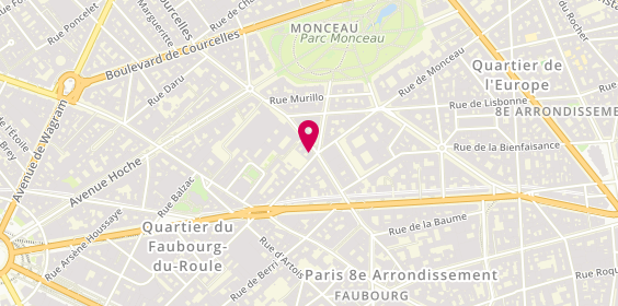 Plan de REGNAUT Nathalie, 47 Rue de Courcelles, 75008 Paris