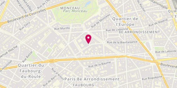 Plan de GUILLAUME Muriel, 1 Rue de Messine, 75008 Paris