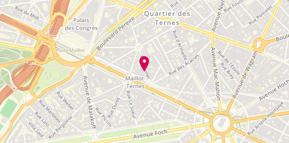Plan de WAGMAN Lisa, 3 Bis Rue Brunel, 75017 Paris
