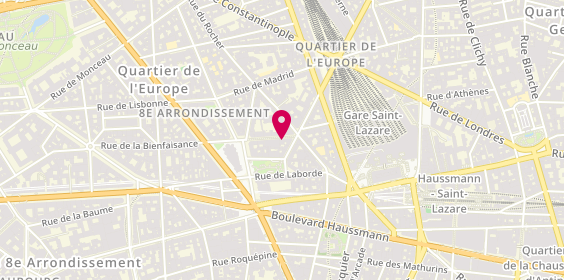Plan de Gour Laura, 3 Rue de la Bienfaisance, 75008 Paris