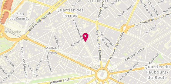 Plan de TOTAH Monique, 28 Avenue Carnot, 75017 Paris