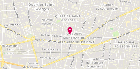 Plan de CHUECA MARGARITA Aure, 6 Rue Saint Lazare, 75009 Paris