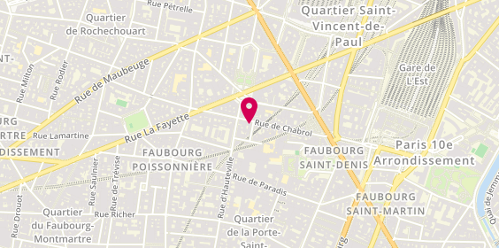 Plan de TRANQUARD Gilette, 53 Rue Chabrol, 75010 Paris