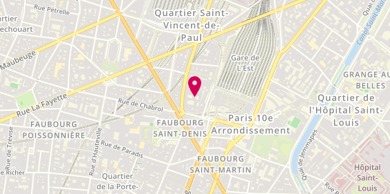 Plan de Sophie FRELAT - Psychologue clinicienne, 132 Rue du Faubourg Saint-Denis, 75010 Paris