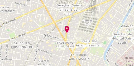 Plan de Michel de Rivero-Denjean, 132 Rue Faubourg Saint Denis, 75010 Paris