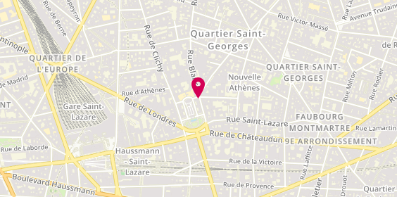 Plan de GANDELET Jean Patrick, 7 Rue Blanche, 75009 Paris