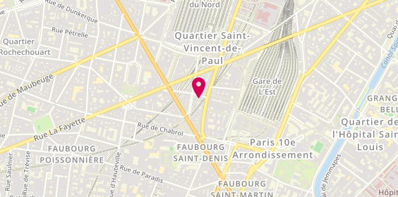 Plan de JAUNIN Simon, 3 Rue de Valenciennes, 75010 Paris