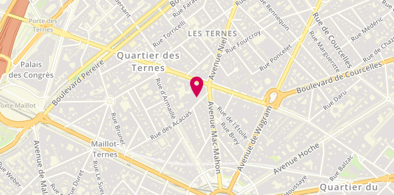 Plan de MIGNOT Joëlle, 47 Rue des Acacias, 75017 Paris
