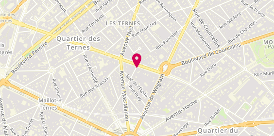 Plan de Odile AMOROS - Psychologue Paris 17, 1 Rue de Montenotte, 75017 Paris