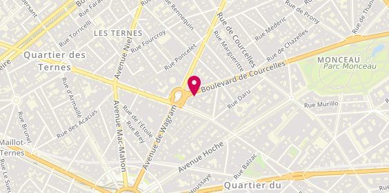 Plan de HANTOUCHE Elie, Selarl Hantouche Elie
89 Boulevard de Courcelles, 75008 Paris