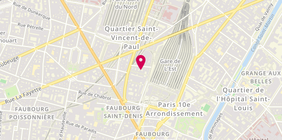 Plan de ASSELINEAU Frédéric, 7 Rue des 2 Gares, 75010 Paris