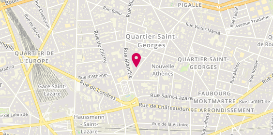 Plan de BRACHET Juliette, 9 Bis Rue Jean-Baptiste Pigalle, 75009 Paris