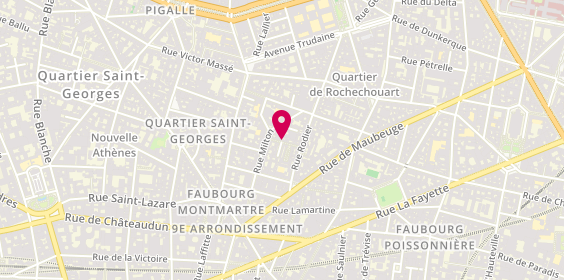 Plan de BISMUTH Hugo, 6 Rue Agent Bailly, 75009 Paris