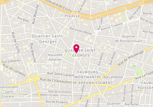 Plan de Michelle EYMERI - Psychologue, 32 Place Saint Georges, 75009 Paris
