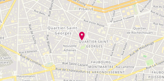 Plan de Carole MILLOT Psychologue, 35 Rue Notre Dame de Lorette, 75009 Paris