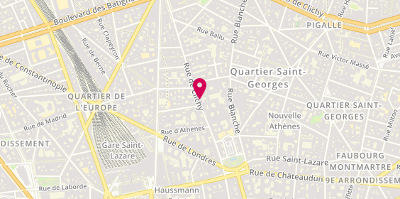 Plan de LINARD Françoise, 34 Rue de Clichy, 75009 Paris