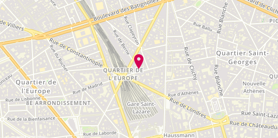 Plan de MOTTE Thomas, 38 Rue de Liège, 75008 Paris