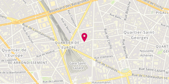 Plan de CHARTIER Didier, 33 Rue de Liege, 75008 Paris