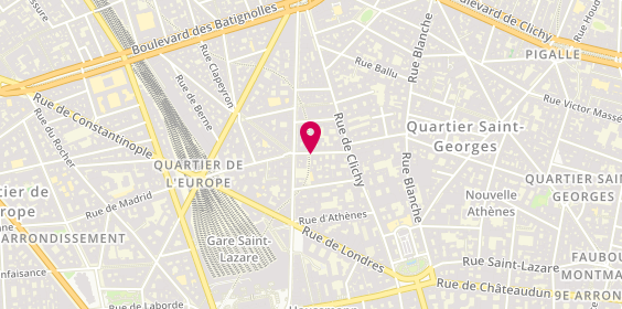 Plan de HAYAT Marc, 13 Rue de Liege, 75009 Paris