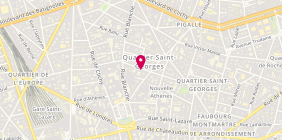 Plan de GRUNBLATT Georges, 41 Rue la Bruyère, 75009 Paris