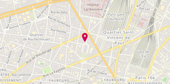 Plan de Psychologue Clinicienne, 12 Rue de Belzunce, 75010 Paris