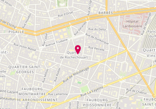 Plan de TSANGARES Sylvie, 4 Rue Turgot, 75009 Paris