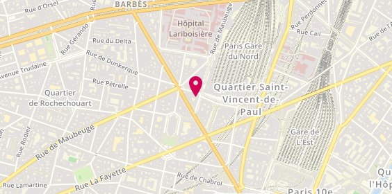 Plan de De Ona Frédérique, 27 Rue de Dunkerque, 75010 Paris