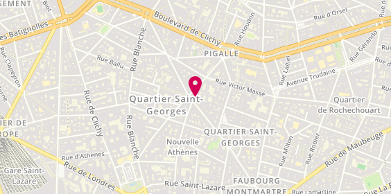 Plan de Capucine Sivan, 56 Rue Catherine de la Rochefoucauld, 75009 Paris