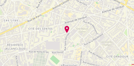 Plan de BOUCHE Jacques, 260 avenue du Maréchal de Lattre de Tassigny, 93260 Les Lilas