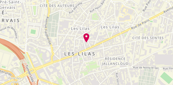 Plan de ARNAL Justine, 11 Rue Lucien Noël, 93260 Les Lilas