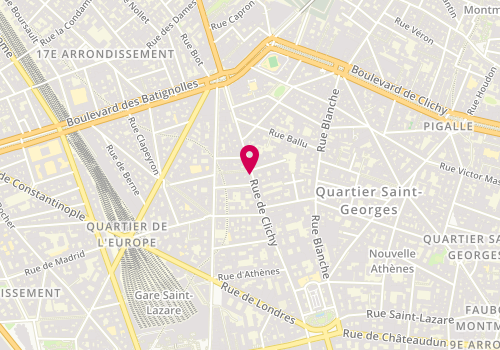 Plan de Régine Waintrater, 53 Rue Clichy, 75009 Paris